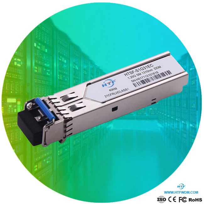 Émetteur-récepteur fibre SFP 1.25G 40km 1310nm SFP DFB