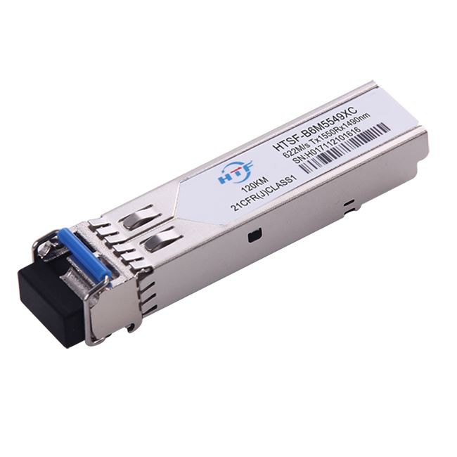 Émetteur-récepteur Ethernet à fibre seule fibre bidi 120km 622M Module